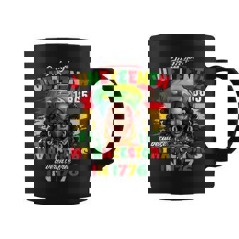 Junenth 1865 Black American African Freedom Pride Womens Coffee Mug - Seseable