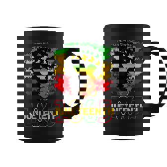 Junenth 1865 Black Butterflies Celebrate Junenth Coffee Mug - Seseable