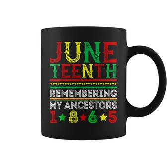Junenth 1865 Remembering My Ancestors Junenth Coffee Mug - Monsterry DE