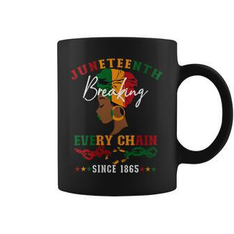 Junenth Breaking Every Chain Since 1865 For Men Coffee Mug - Seseable