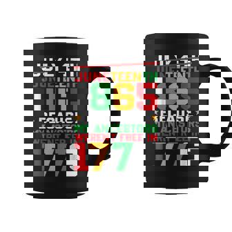 Junenth Celebrate Freedom 1865 African American Women Coffee Mug - Seseable