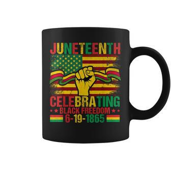 Junenth Celebrating Black Freedom 1865 African American Coffee Mug - Monsterry DE