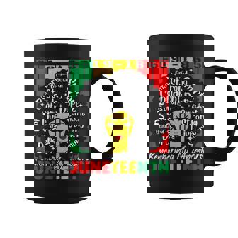 Junenth Celebrating Black Freedom 1865 Pride Black Women Coffee Mug - Seseable
