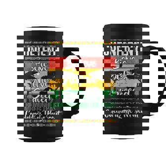 Junenth Is My Independence Day African 1865 Freedom Day Coffee Mug - Seseable