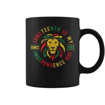 Junenth Is My Independence Day Lion Free Ish Since 1865 Coffee Mug - Monsterry DE