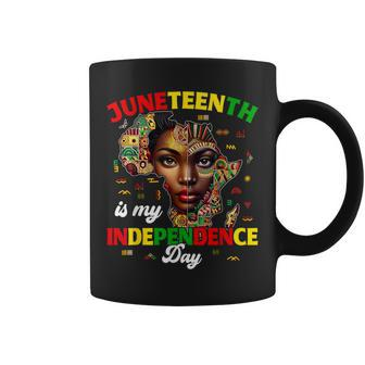 Junenth Is My Independence Day Pride African Womens Coffee Mug - Seseable
