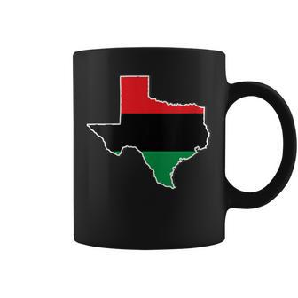 Junenth Pan African Flag Texas Freedom Day Coffee Mug - Monsterry UK