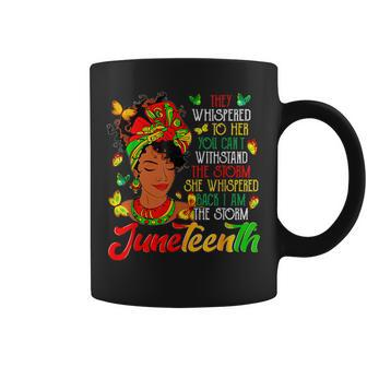 Junenth I Am The Storm Black Black History Month Coffee Mug - Monsterry