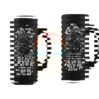 Just A Boy Who Loves Monster Trucks Monster Truck Coffee Mug | Mazezy