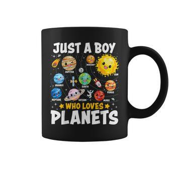 Just A Boy Who Loves Planets Astrology Space Solar Systems Coffee Mug | Mazezy AU