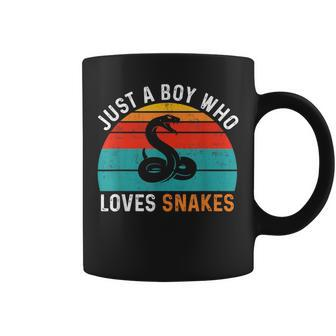 Just A Boy Who Loves Snakes Coffee Mug - Thegiftio UK