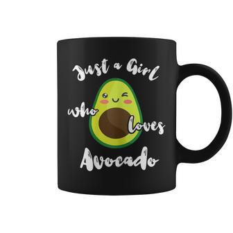 Just A Girl Who Loves Avocado Fruit Lover Guacamole Food Coffee Mug - Monsterry UK