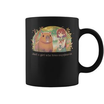 Just A Girl Who Loves Capybaras Coffee Mug - Monsterry UK