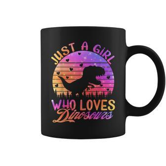 Just A Girl Who Loves Dinosaurs Coffee Mug | Mazezy CA