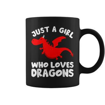 Just A Girl Who Loves Dragons Welsh Dragon From Wales Coffee Mug - Thegiftio UK