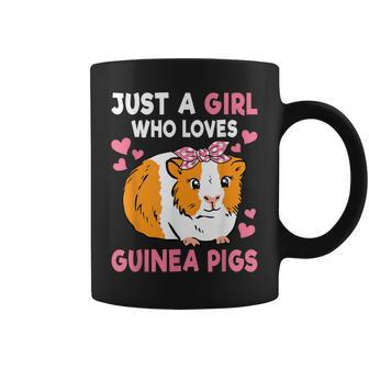 Just A Girl Who Loves Guinea Pigs Cute Guinea Pig Lover Coffee Mug - Seseable