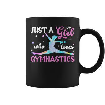 Just A Girl Who Loves Gymnastics Cheerleader Girls Coffee Mug - Seseable