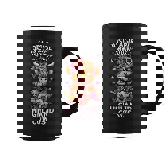 Just A Girl Who Loves Highland Cows Scottish Highland Cow Coffee Mug - Thegiftio
