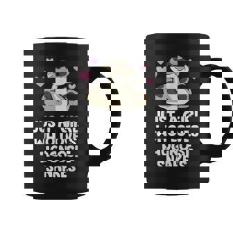 Just A Girl Who Loves Hognose Snakes Coffee Mug - Monsterry
