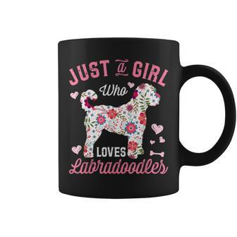 Just A Girl Who Loves Labradoodle For Dog Lover Coffee Mug | Crazezy DE