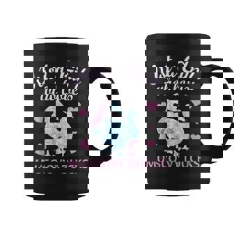 Just A Girl Who Loves Muscovy Duck Cute Duck Owner Coffee Mug - Monsterry