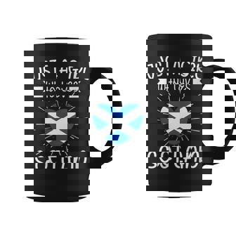 Just A Girl Who Loves Scotland Scottish Coffee Mug - Thegiftio