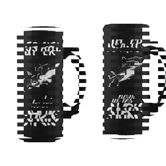 Just A Girl Who Loves Sharks Clothes Fish Shark Coffee Mug - Thegiftio UK