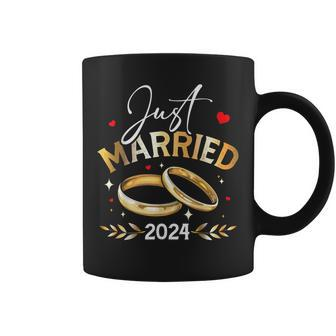 Just Married 2024 Wedding Anniversary For Couples Coffee Mug - Thegiftio UK