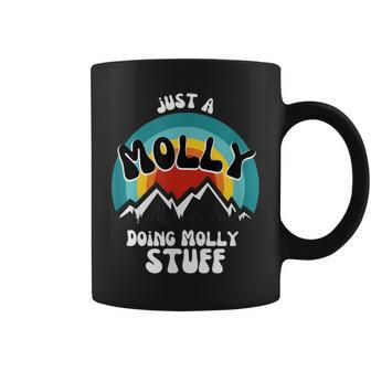 Just A Molly Doing Molly Stuff Vintage Coffee Mug - Monsterry