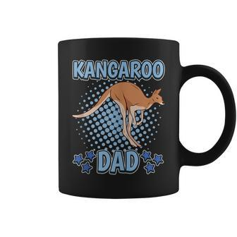 Kangaroo Dad Daddy Father's Day Kangaroo Coffee Mug - Monsterry