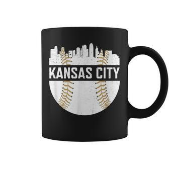 Kansas City Baseball City Skyline Kc Royal Blue Gameday Coffee Mug | Crazezy DE