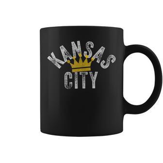 Kansas City Kc Crown Town Local Modern Style Kc Cool Blue Coffee Mug - Monsterry CA