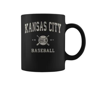 Kansas City Vintage Baseball Throwback Retro Coffee Mug - Monsterry