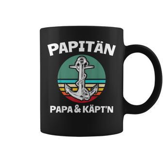 Kapitän Papa Segeln Boot Anker Papitän Tassen - Geschenkecke