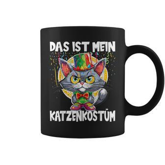 Karneval Katze Tassen, Schwarzes Das Ist Mein Katzenkostüm Outfit - Seseable