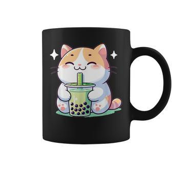 Kawaii Cats Bubble Tea Boba Cat Coffee Mug - Seseable