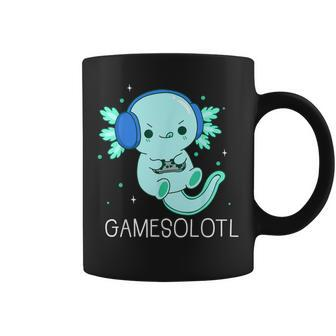 Kawaii Gamesolotl Axolotl Gamer Anime Boys Girls Coffee Mug | Mazezy