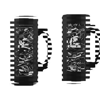 Kawaii Jdm Mx5 Na White Japanese 90S Tuning Racing Sport Car Coffee Mug - Thegiftio
