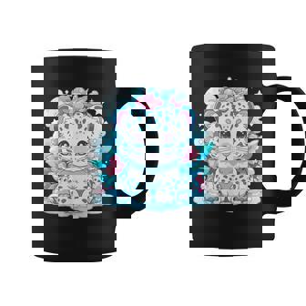 Kawaii Snow Leopard Cub Coffee Mug - Thegiftio