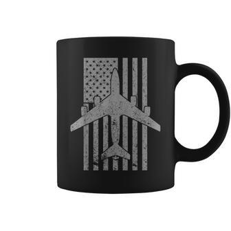 Kc-135 Stratotanker Military Airplane Vintage Flag Coffee Mug - Monsterry DE