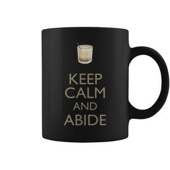 Keep Calm And Abide Coffee Mug - Monsterry