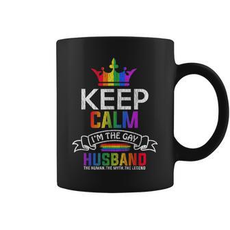 Keep Calm The Gay Husband Wife Papa Dad Family Lgbt Pride Coffee Mug - Monsterry AU