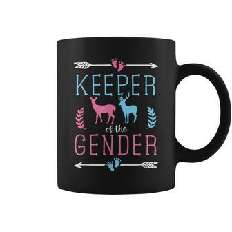 Keeper Of The Gender Buck Or Doe In Blue And Pink Party Coffee Mug - Monsterry