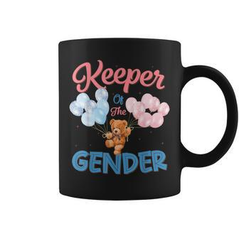 Keeper Of The Gender Reveal Baby Bear Balloons Party Coffee Mug - Monsterry AU