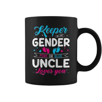 Keeper Of The Gender Uncle Loves You Baby Announcement Coffee Mug - Monsterry UK