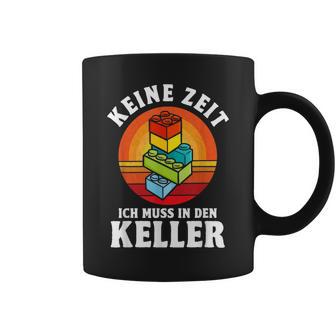 Keine Zeit Ich Muss In Den Keller Klemmbaustein Building German S Tassen - Geschenkecke