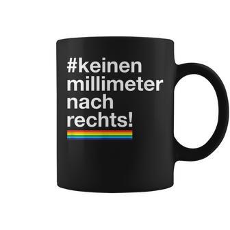 Keinen Millimeter Nach Rechts Lgbt Democratie Love Tassen - Geschenkecke