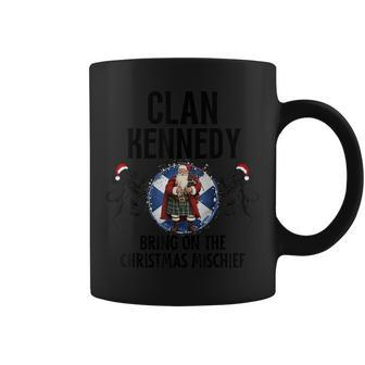 Kennedy Clan Christmas Scottish Family Name Party Coffee Mug - Seseable