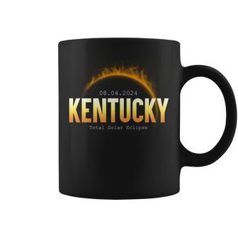 Kentucky Usa State Total Solar Eclipse Totality 8 April 2024 Coffee Mug - Monsterry UK