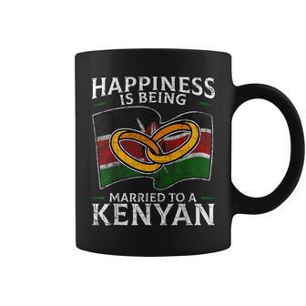 Kenyan Marriage Kenya Married Heritage Flag Roots Culture Coffee Mug - Monsterry